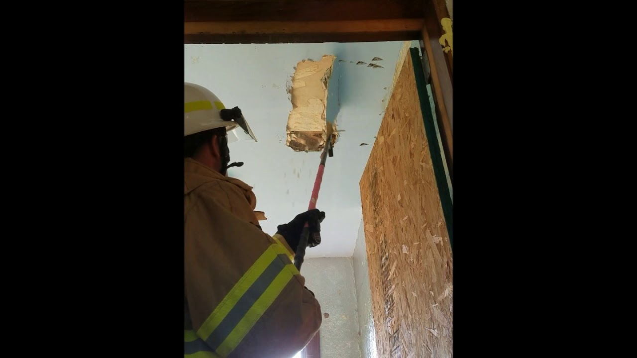 Pulling Ceiling with NY Roof Hook YouTube