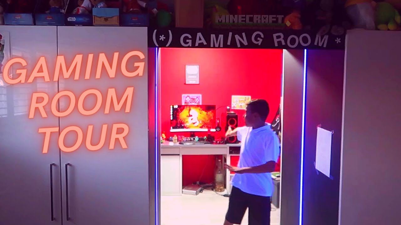 Gaming Room setup/Room tour The Ultimate gaming Room YouTube