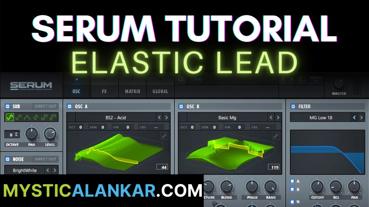 Serum Tutorial Elastic Synth Lead Sound Design Get That Pro Sound Pop Serum Presets