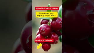 Cranberry for gut-health #shorts