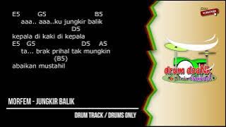 MORFEM - Jungkir Balik (drums only) [chord gitar & lirik]