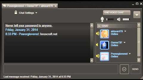 three friends goofing of on steam chat