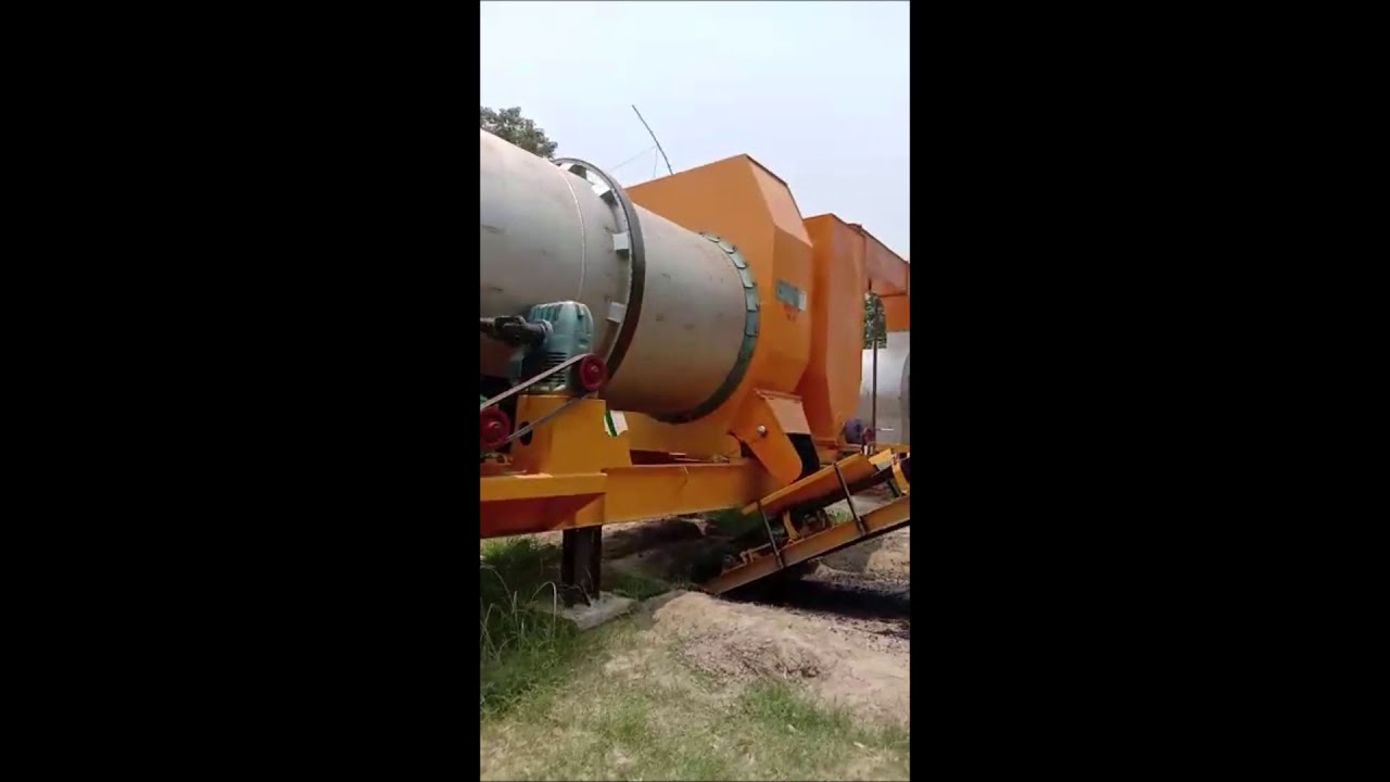 Asphalt Drum Mix Plant Dm-60 (90-120 TPH) - YouTube