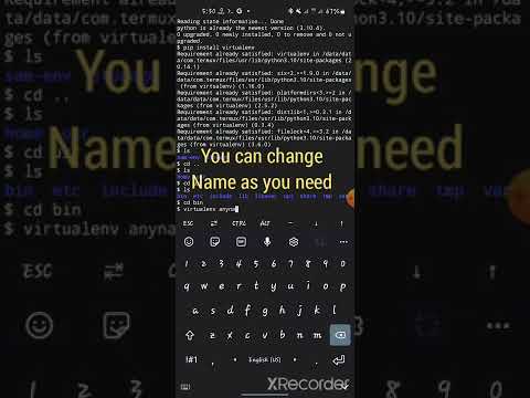 How to install virtualenv in termux on android
