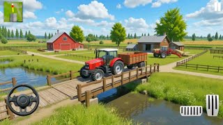 Big Tractor Farming Simulator Game 3D - Open World Tractor Driving - Gameplay In Android 2025 screenshot 5