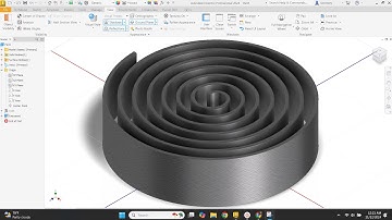 Autodesk Inventor Tutorial: Modeling Rolled Thin Sheet Metal with the Coil Command