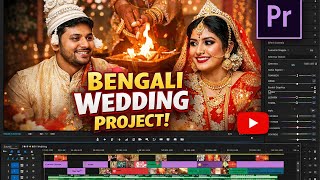 Premiere Pro Wedding Project Bengali 2026 Free Download Cinematic Wedding Edit