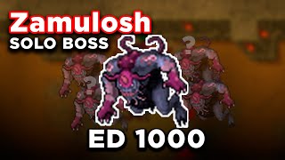 Solo Zamulosh  Ed 1039 - Tibia -  Ferumbras' Ascension Boss - Seal Bazir