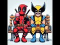 Wolverine and DeadPool HAPPPY DAYS