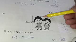 Mid-Year Revision Primary Mathematics Book 3A pg 196 to 199