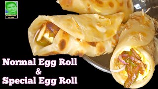 Special Egg Roll Recipe | Lachha Paratha Egg Roll Recipe in Bengali