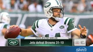 Jet Post Game Live: Jets beat Browns