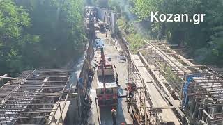 Kozan.gr: Σημερινές (25/7) εικόνες από την εξέλιξη του έργου cut & cover στην Κοζάνη