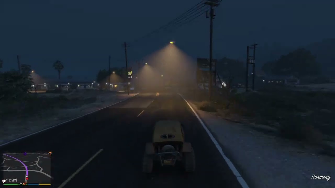 Calm drive in Los Santos