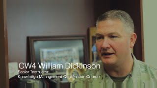 Why is Knowledge Management important? with CW4 William Dickinson