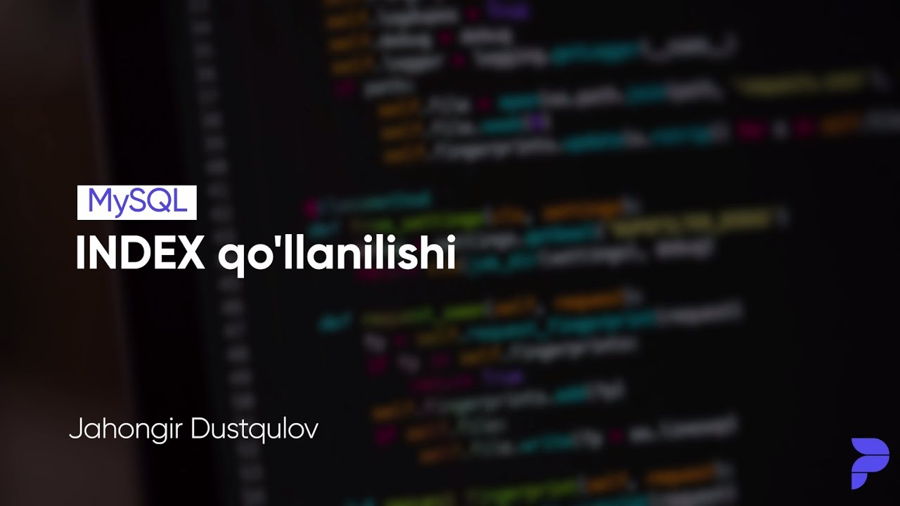 #16 INDEX qo'llanilishi