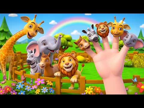 Wild Animals Family Song | Learn Animal Names With Fun Music For Kids | Lead Little Tunes