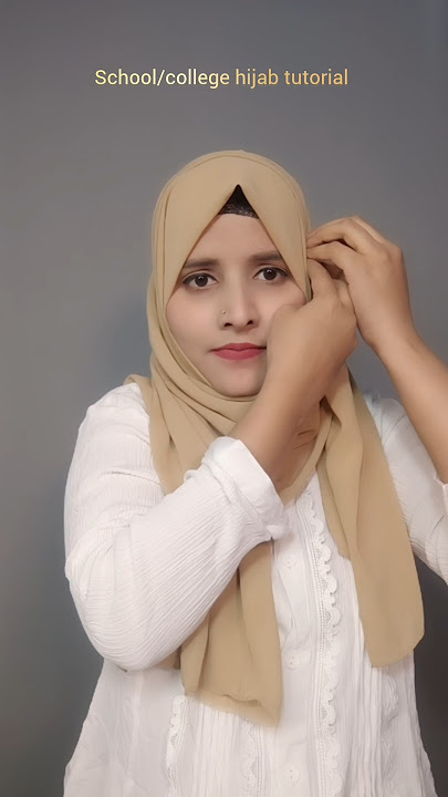 Easy hijab tutorial for school college girls #hijab #hijabstyle #easyhijabtutorial #hijabtutorial