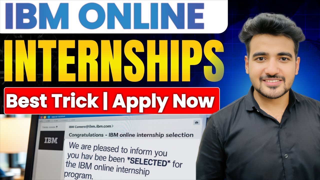 IBM FREE Online Internship 2025 | AICTE Approved | Free Certificate & Badges | Apply Now!