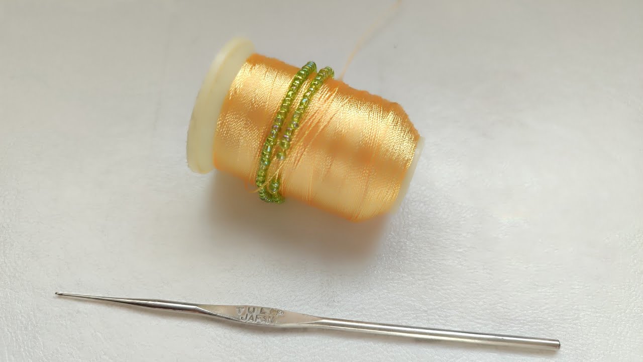 Yazmadan Ayrı Yapılan Güzel mi Güzel Boncuklu Tığ Oyası Modeli #473