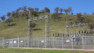 GuardForce 358 welded mesh Essential Energy Zone Substation Product: GuardForce Max® 358 mesh intruder resistant security fence and gate system with concertina razor tape topping.