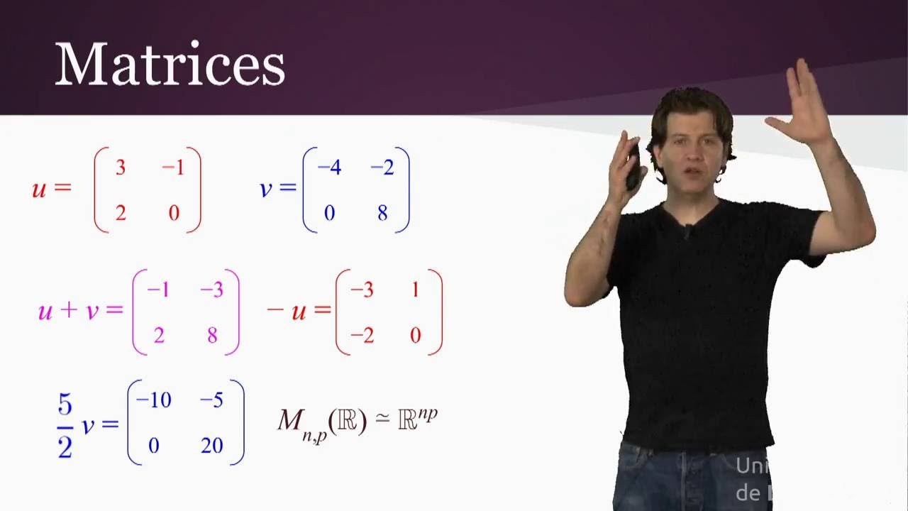 Espaces Vectoriels YouTube