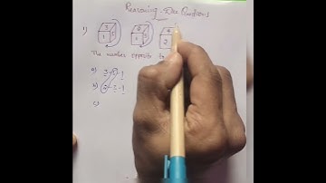 DICE TRICK | MATH SHORT TRICK | MATHS REEL | EASY TRICK | #maths #ssc #logicandreasoning #aptitude