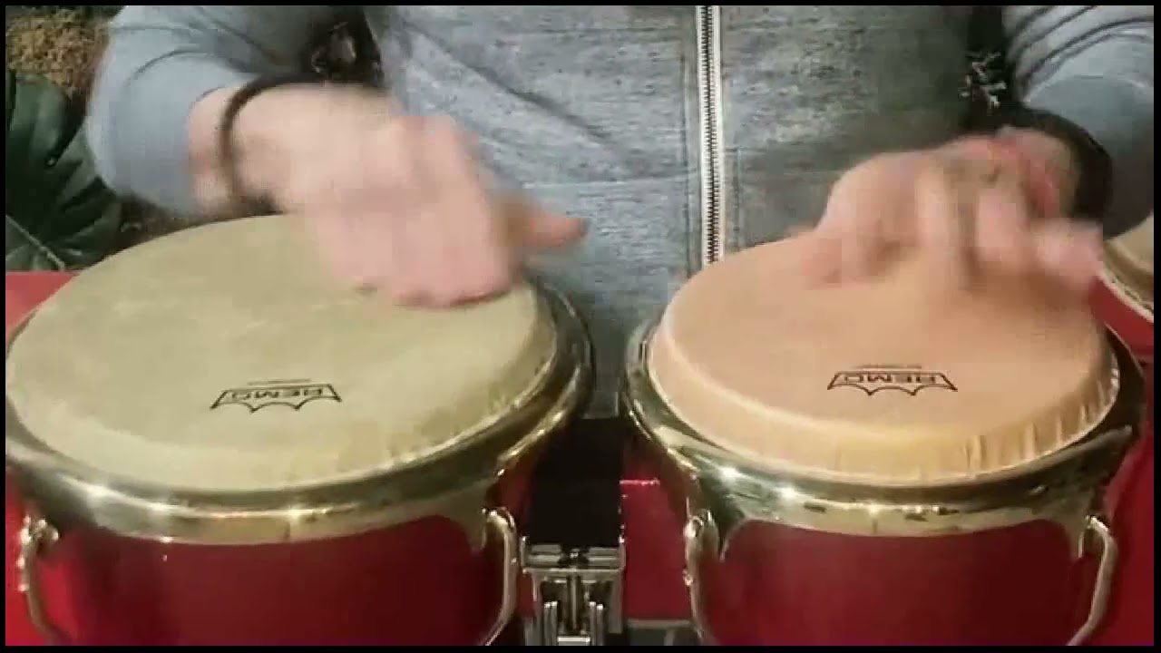 تمرين إيقاع على الة البونجز /ايقاع ٤ من٤ /صولو