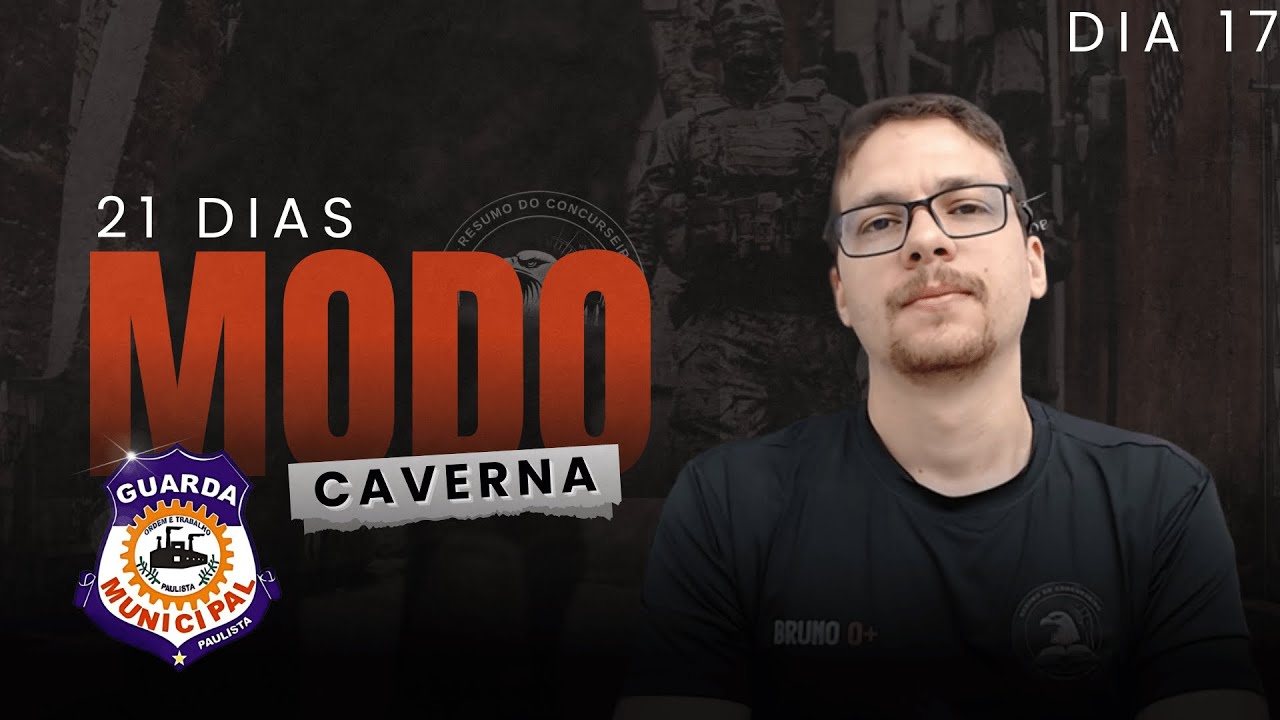 🔴 Modo caverna RDC | Revisão via questões | GCM Paulista (Dia 19)