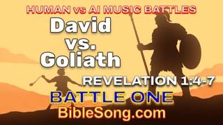 HUMAN vs AI MUSIC BATTLE: REVELATION 1:4-7 Cinematic Battle One - The Bible Song