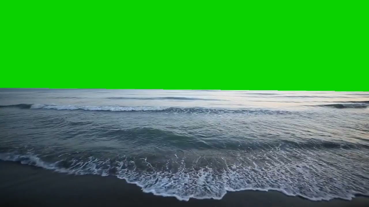 Seashore Water Waves Screen Video | Free to use |