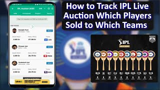 Track IPL Auction Live | IPL 2025 Auction Tracker | Biggest Bids & Surprising Picks screenshot 3