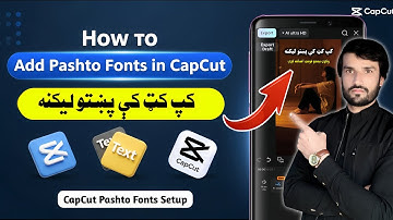 How to Add Pashto Fonts in CapCut | Write Stylish Pashto Text in CapCut App