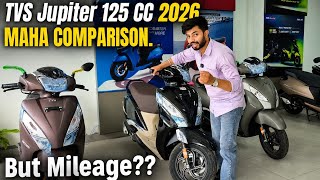 आछा है TVS Jupiter  2026 l Base, Mid And Top Model Full comparison video I ek बार देखो जरूर l #tvs