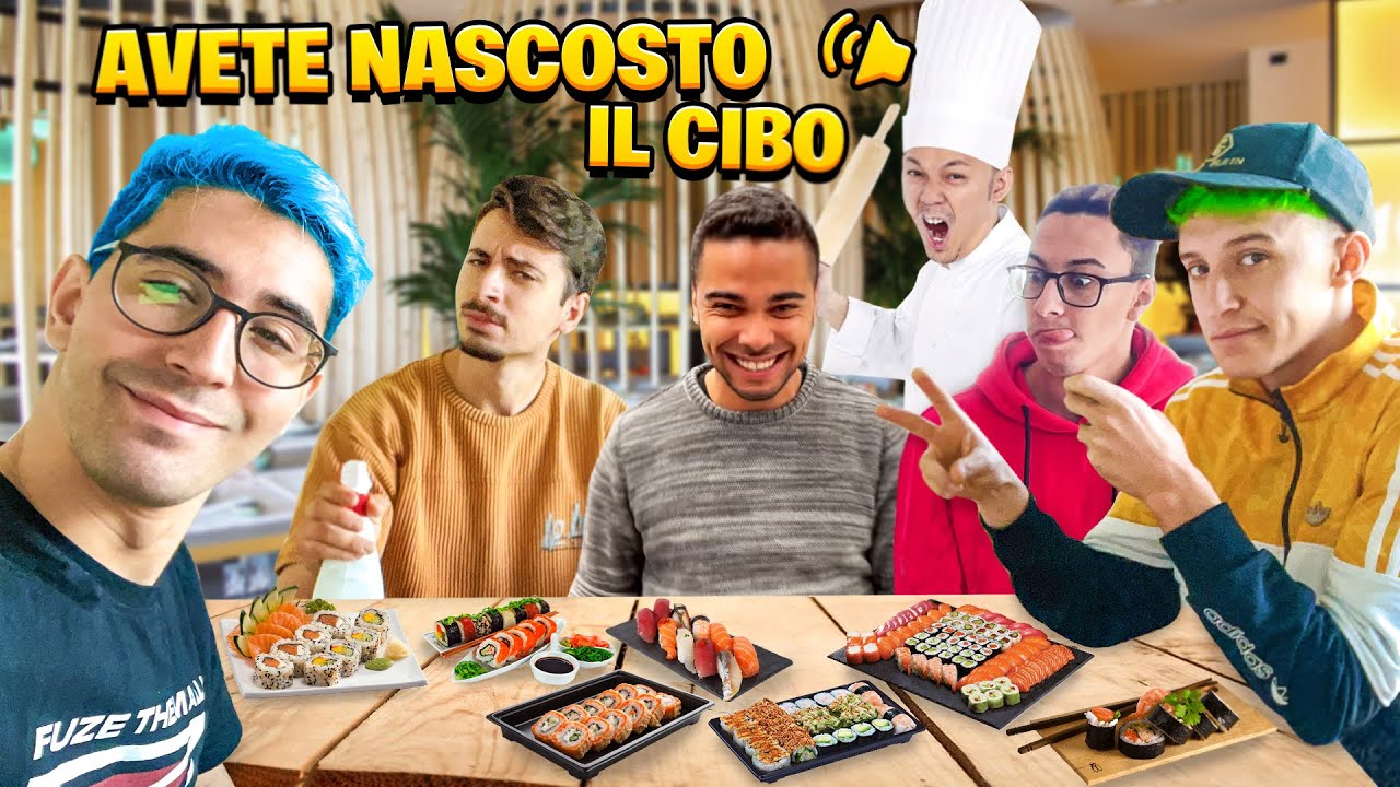 CI SCOPRONO NASCONDERE IL SUSHI AL RISTORANTE CINESE ! (CHE FIGURA...)