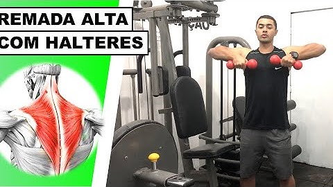 Remada alta com halteres: faça dessa forma para obter resultados supreendentemente