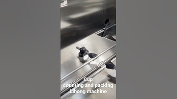 Cup counting and packaging#packingmachinemanufacturer #flowwrappackaging
