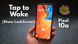 Google Pixel 10a - Tap to Show Lock Screen - Turn ON / OFF Tap to Wake & Check Phone screenshot 3