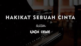 Hakikat Sebuah Cinta  Iklim  Karaoke Piano Akustik Nada Cewe  Female 