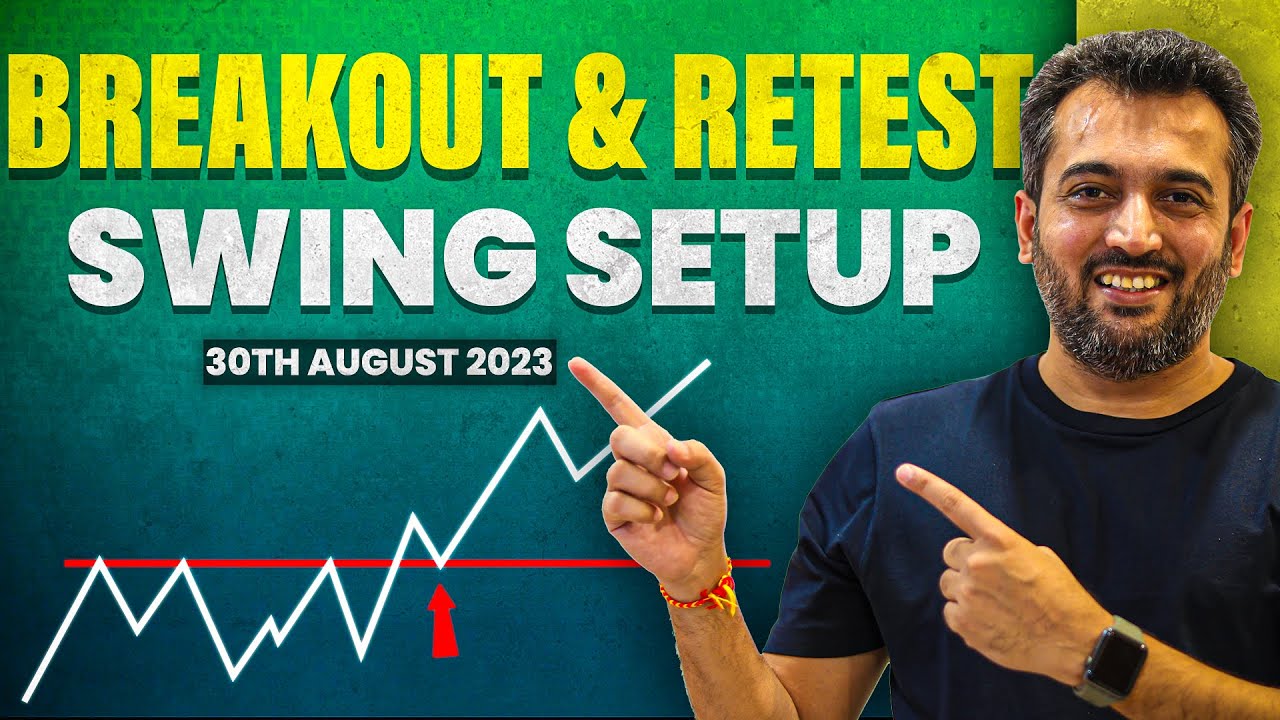 How to Trade Breakout & Retest - Swing Setup | 30th August | Vijay ...