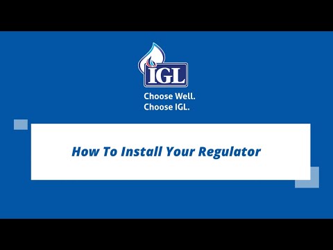 How to Install Your Regulator - IGL Blue