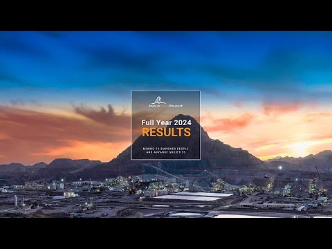 AGA Full Year 2024 Results - video from AngloGold Ashanti