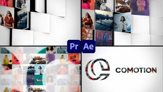 Mosaic Tiles Logo Reveal for After Effects | Premiere Pro