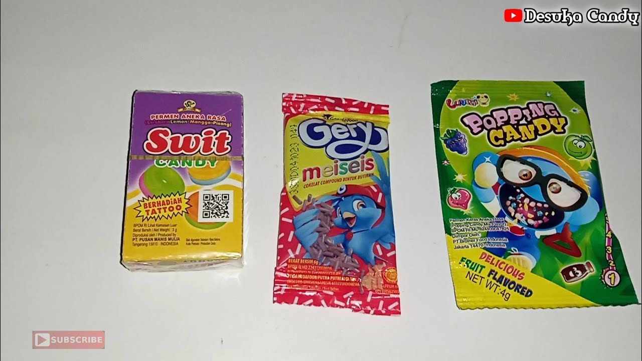 Some Lot's of Candies Swit Candy Purple Gery Meiseis Popping Candy ...