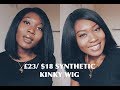 £18/$23 BEST KINKY SYNTHETIC BOB WIG | Model Model Dream Wig Review (SAMSBEAUTY.COM)