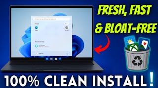Install Windows 11 Without Bloatware (Clean / Fast Setup)