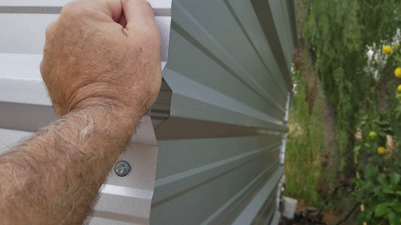 harbor freight portable garage into permanent structure part 7