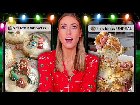 I Tried the EASIEST Viral Christmas Recipes on TikTok 🎄 What's ACTUALLY Worth Making?