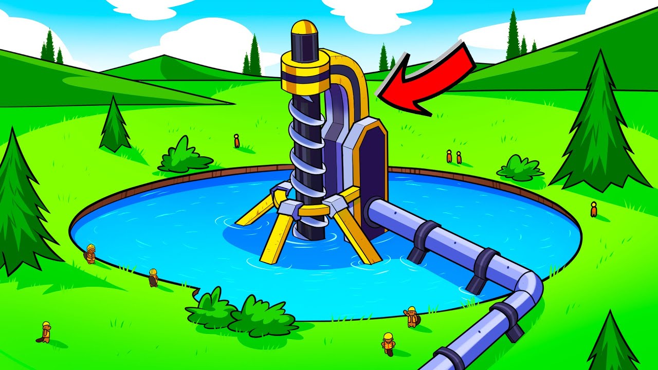 The MEGA DRILL will save my beaver colony!