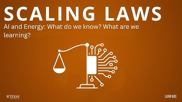 Scaling Laws: AI and Energy: What do we know? What are we learning?